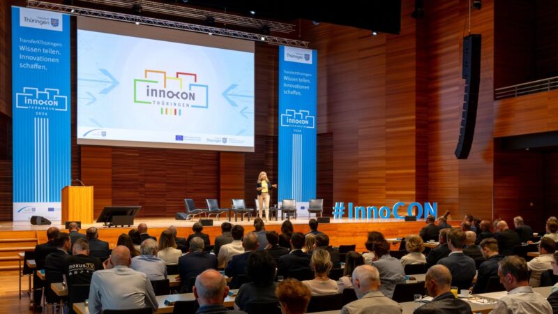 Moderation Innovations-Konferenz INNOCON 2024 in Weimar für das Land Thüringen